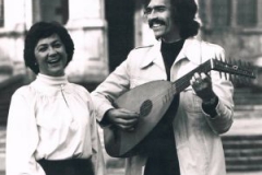 Jacqueline Fox and Alan Rinehart in London 1979