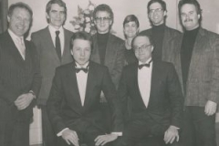 Red Shea, Ed Bickert, Peter McAllister, Michael, Mary, Don Wilson, me , Allan in Prince Albert, Sasketchewan 1986