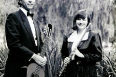 'Marsala' flute and guitar duo with Marlis Macaulay in the late 90's